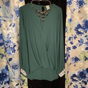 Forrest Green Blouse